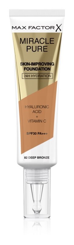 

Тональный крем повышенной стойкости SPF 30 Max Factor Miracle Pure Skin, оттенок 82 Deep Bronze 30 мл