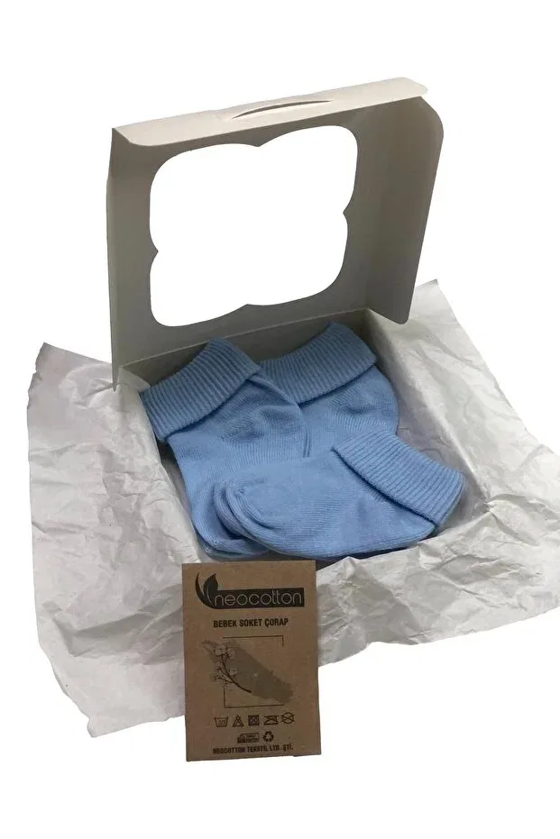 Детские носки хлопковые 3 шт Basics Neocotton, Blue — фото 2