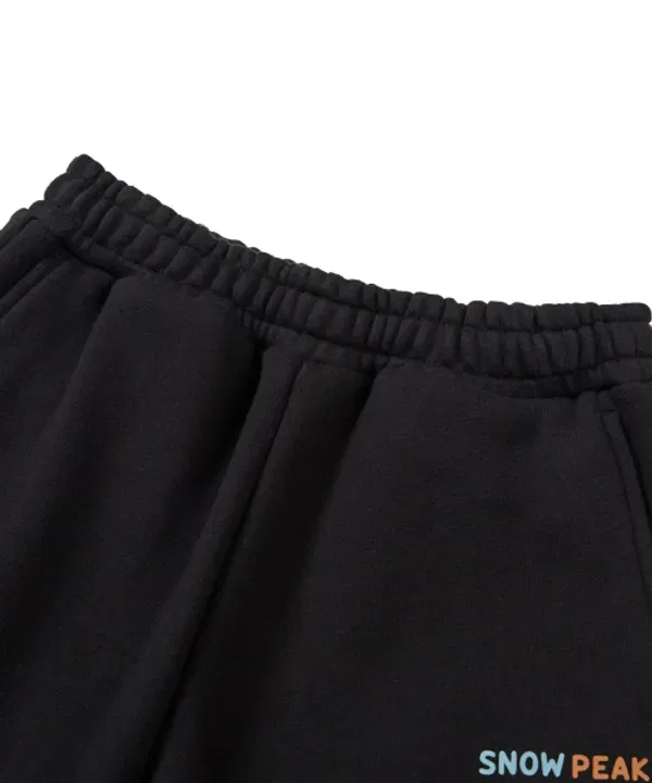 Джоггеры детские с графическим принтом, S24FKFFP80 Snowpeak Apparel Kids, черный — фото 4