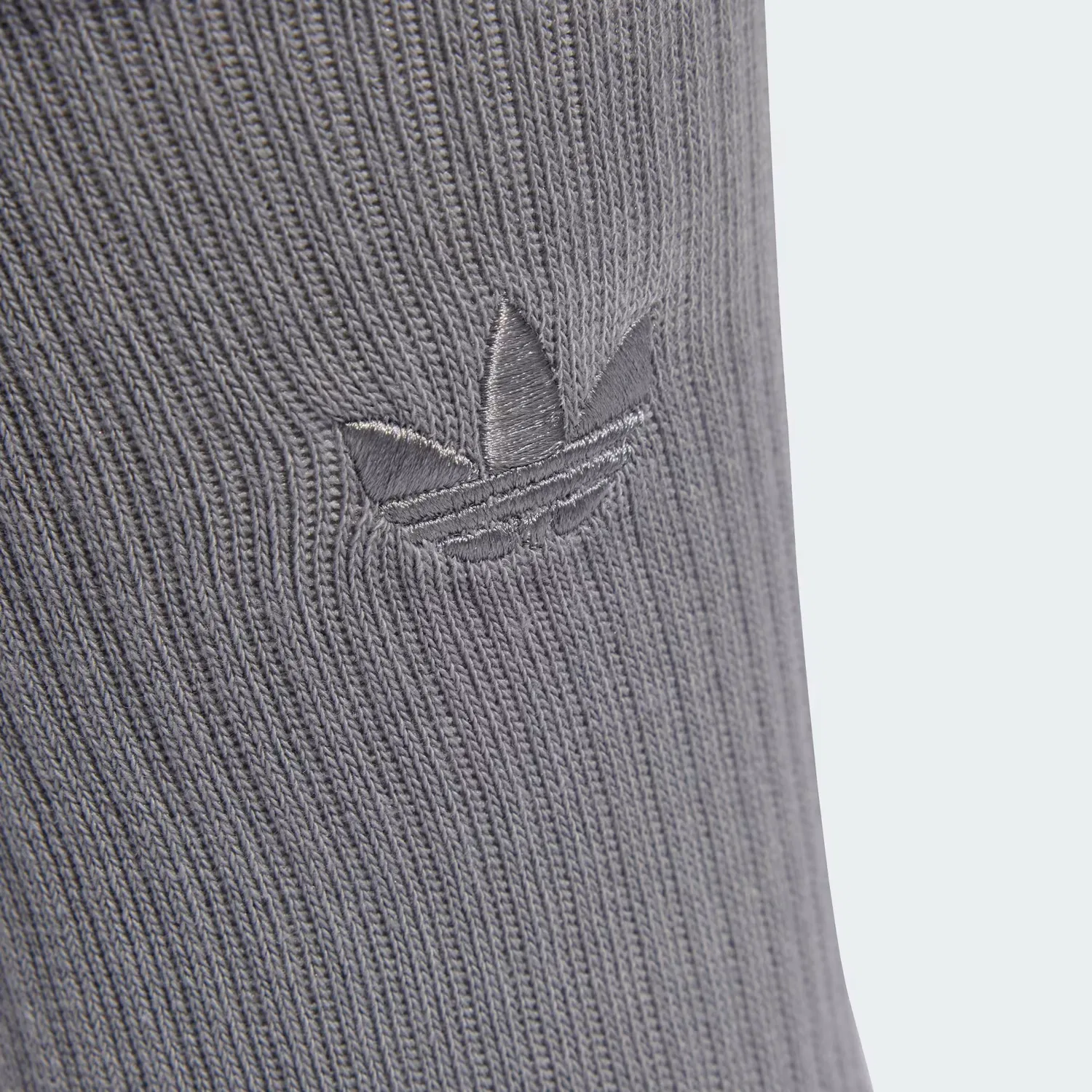 Носки средней высоты с вышитым логотипом, 2 пары, Everyday Icons Crew Adidas Originals, Night Indigo/серый — фото 3