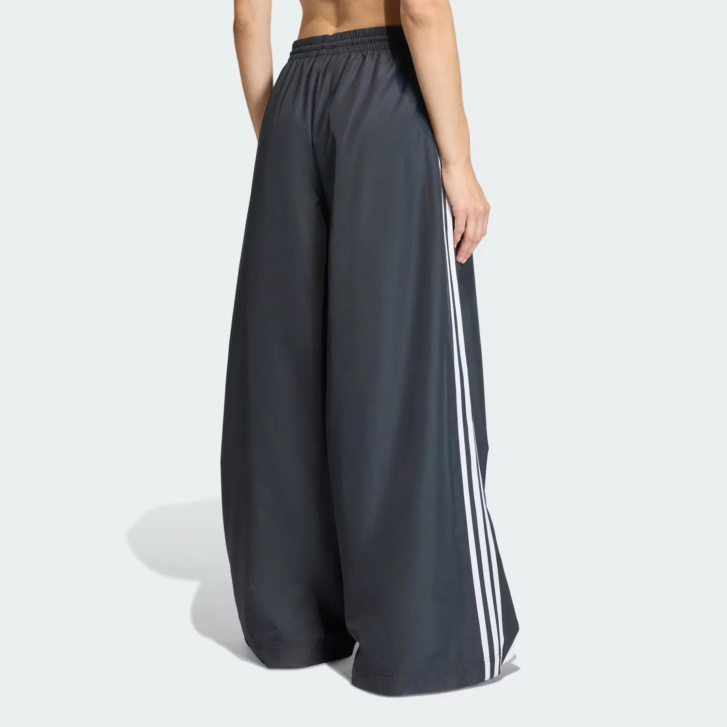 Женские спортивные брюки прямого кроя Firebird Adilenium Adidas Originals, черный/белый — фото 2