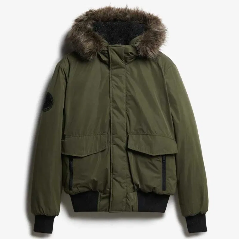 Мужской парка Superdry Everest, Green — фото 3