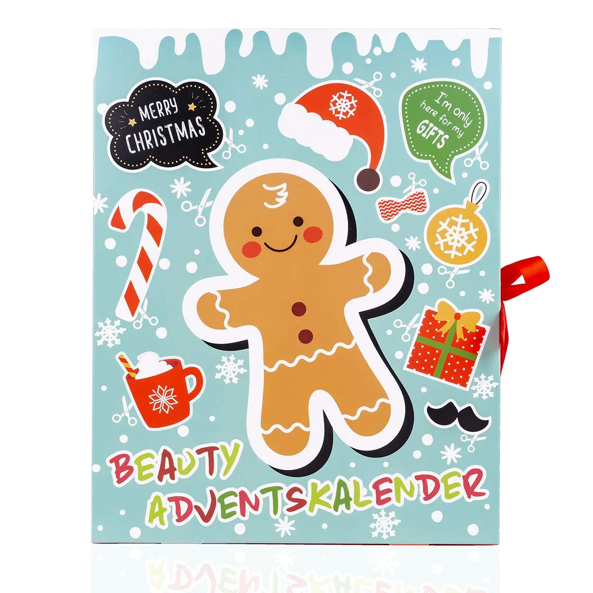 Адвент-календарь Beauty Advent Calendar accentra, 24 предмета, 1.2 кг, 25.5x10x32.5 см — фото 3