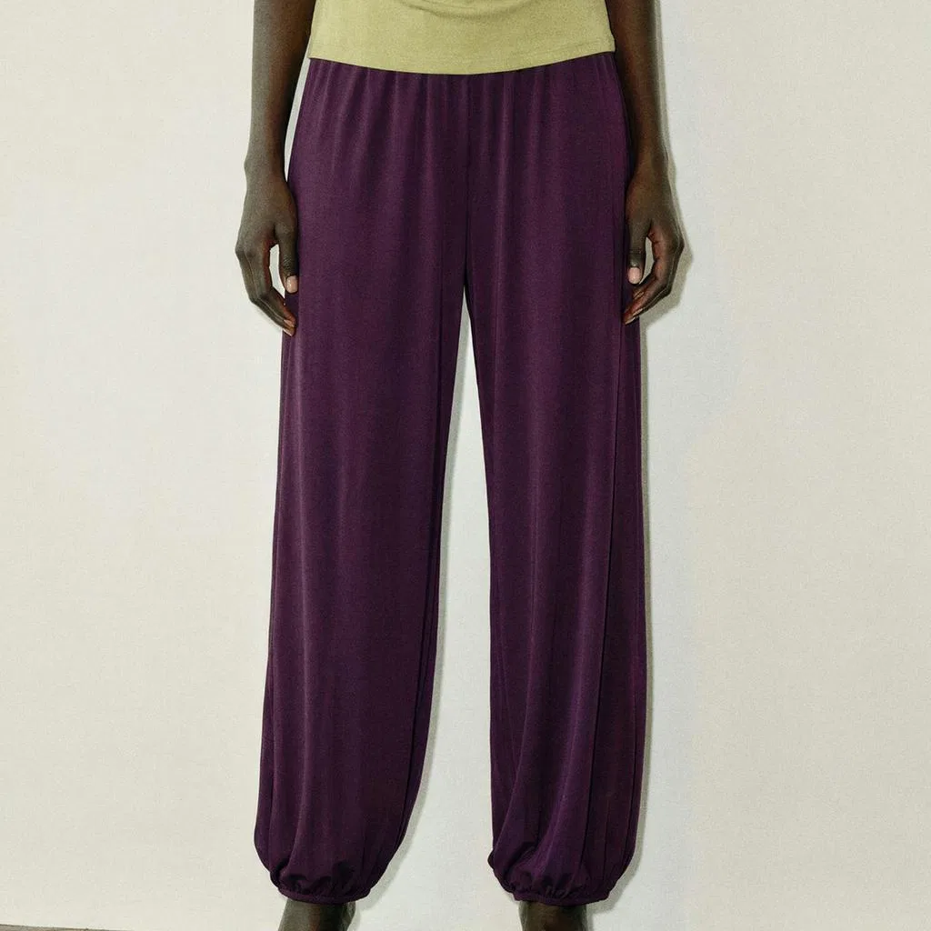 Женские повседневные брюки Deep Eggplant Purple ZARA, Deep Eggplant Purple — фото 4