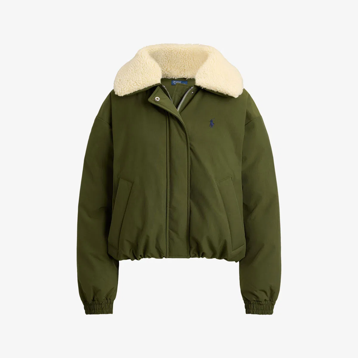 Стеганая куртка с воротником из искусственной овчины Polo Ralph Lauren