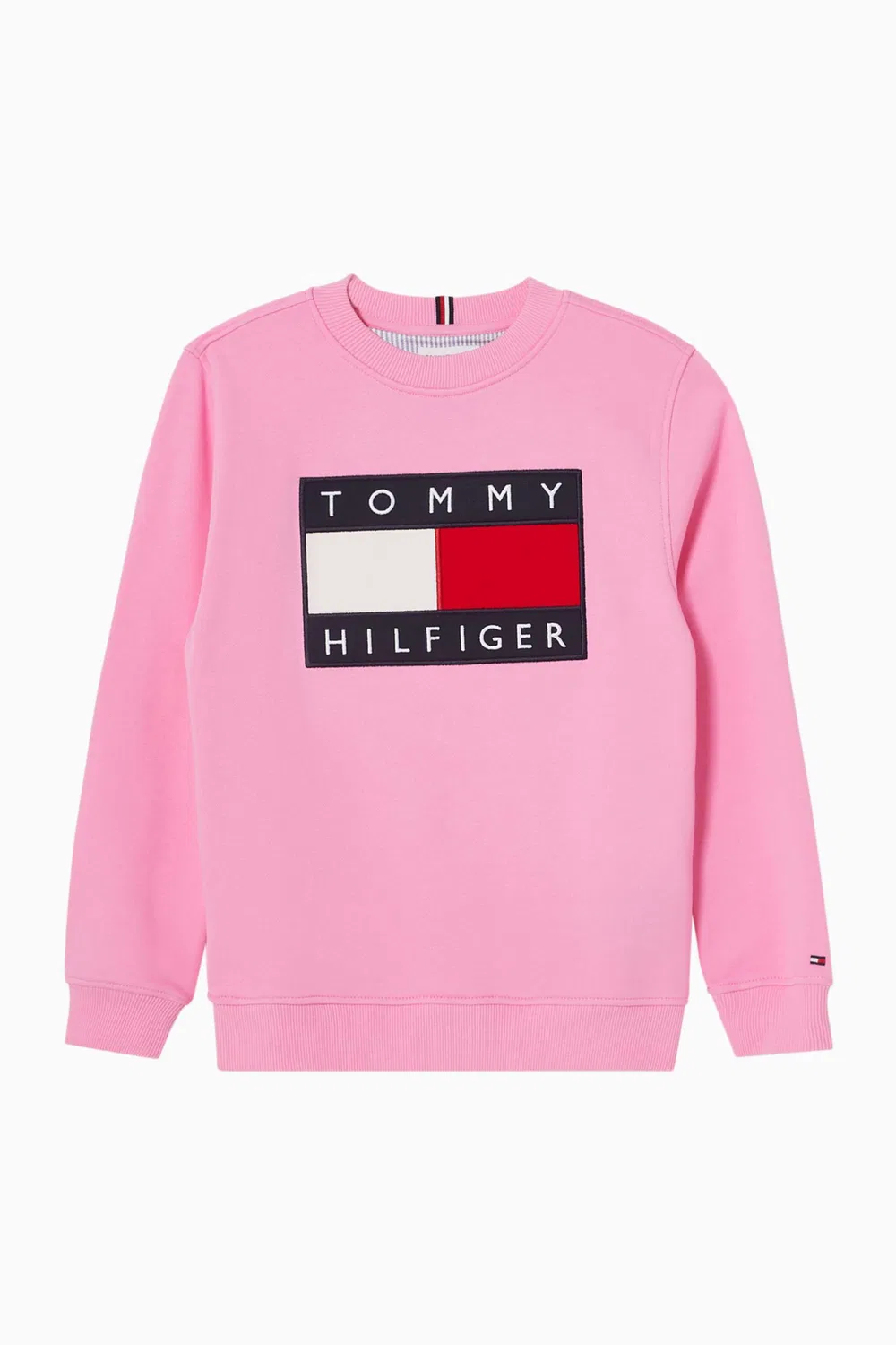 Свитшот с принтом флага Heritage Flag Tommy Hilfiger, розовый