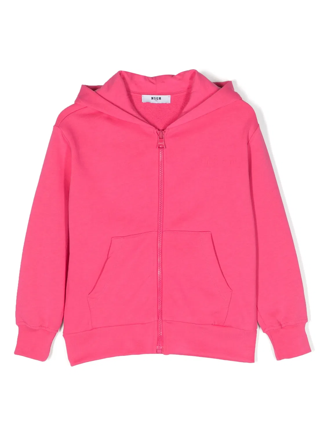 Свитшот с капюшоном и логотипом MSGM, розовый