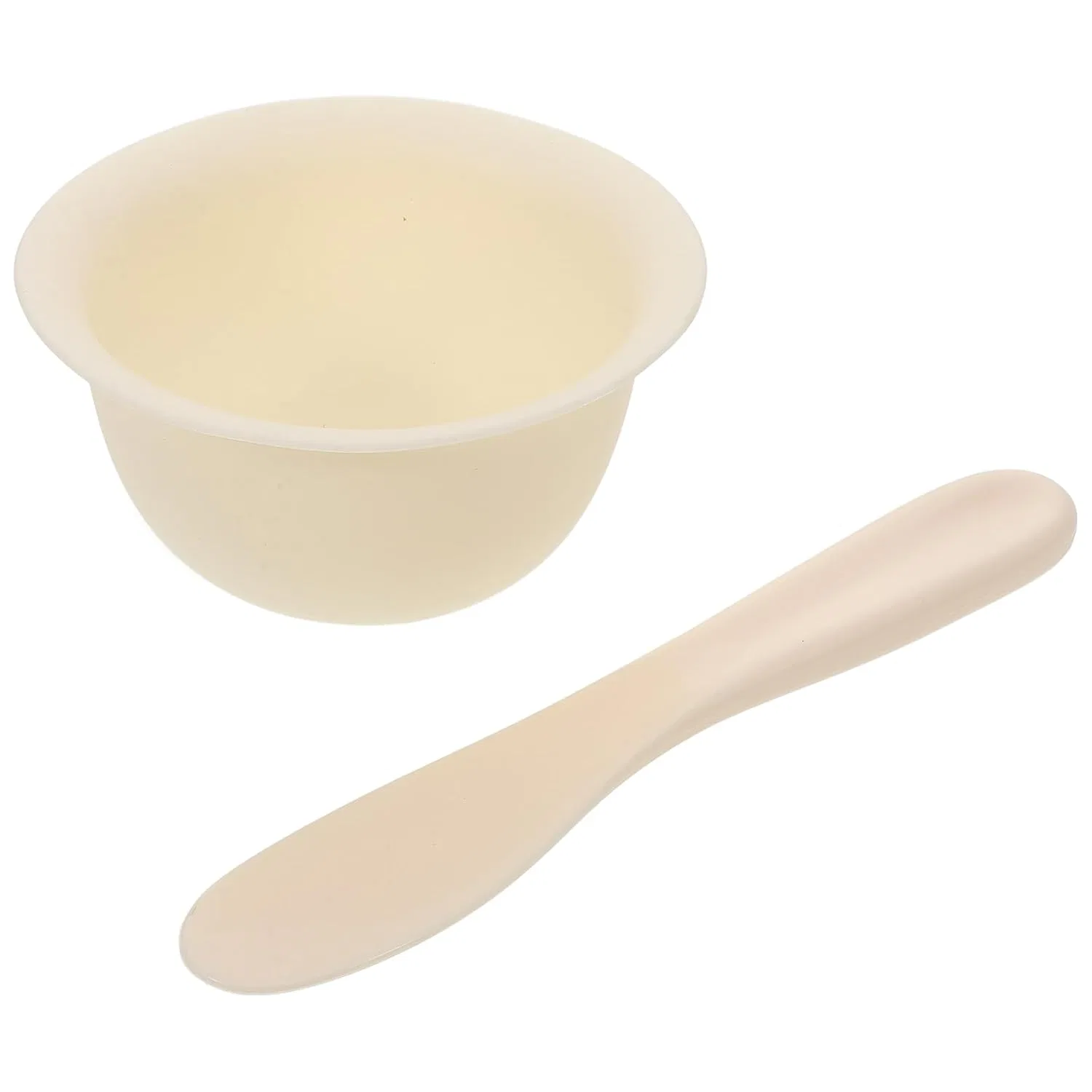 Набор для приготовления масок, силиконовая миска и аппликатор, KICHOUSE, Beige