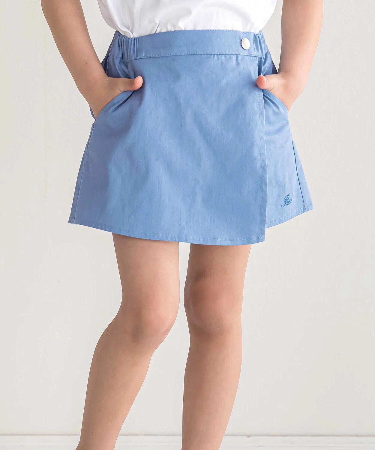 Детские шорты-юбка из денима Light Ons Denim BeBe, Blue