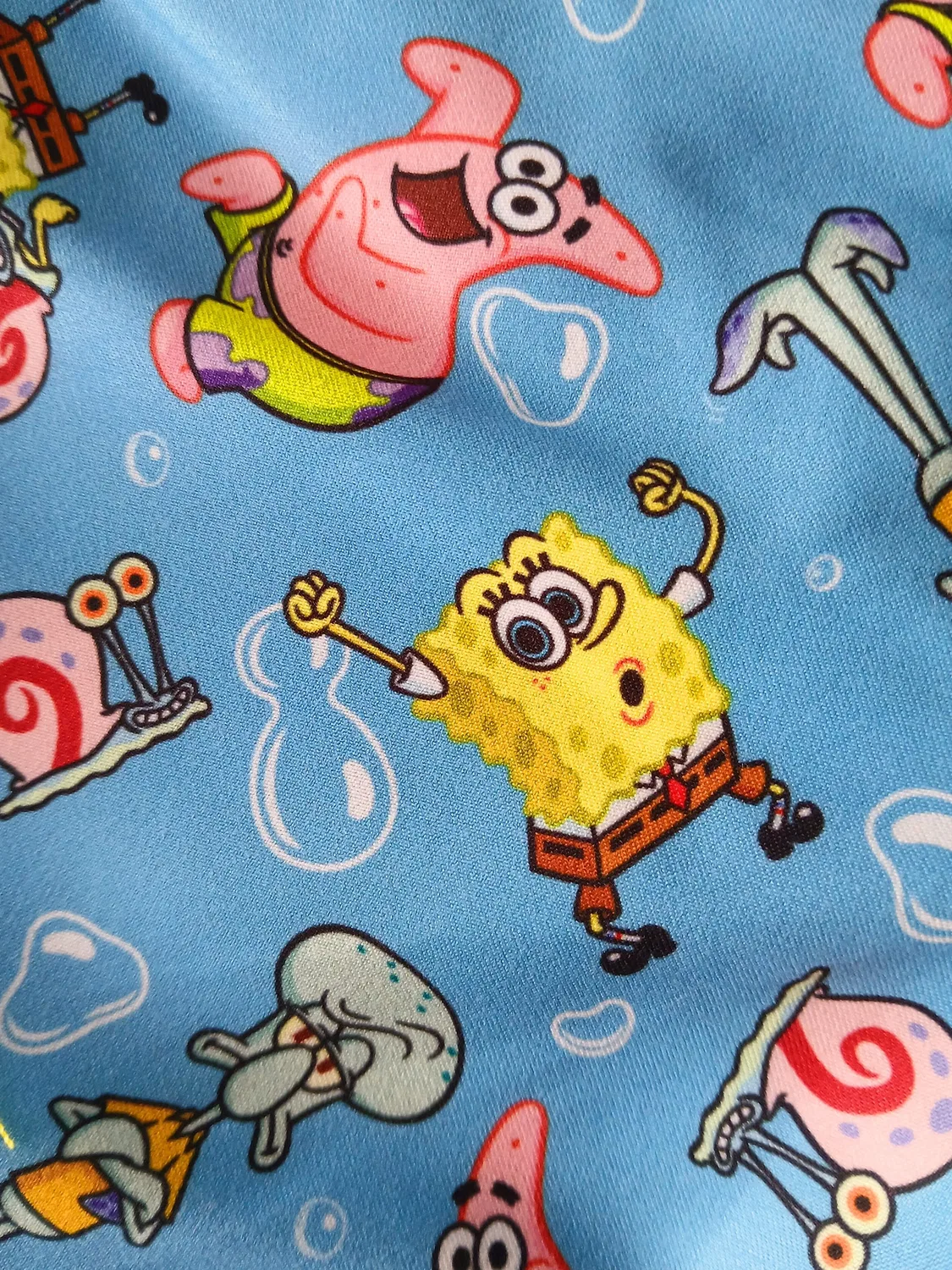 Плавки с принтом Spongebob Schwammkopf Friends, синий — фото 4