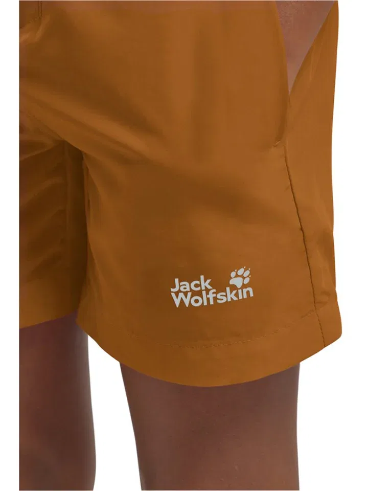 Шорты функциональные детские Jack Wolfskin, светло-коричневый — фото 3
