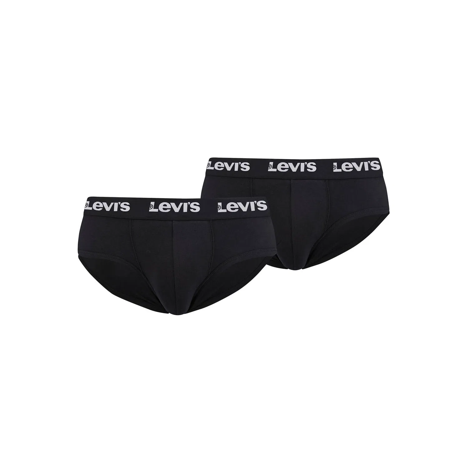 Мужские трусы-слипы с логотипом Levi's, Black