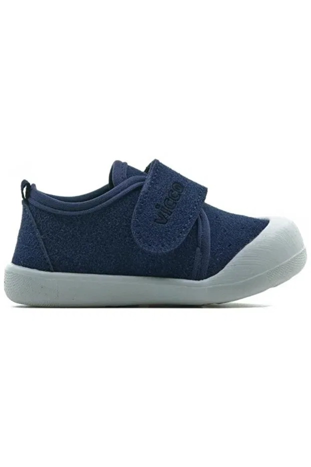 Детские пинетки для мальчиков и девочек с принтом Anka girl / boy navy blue first step baby booties slippers daily sports shoes 950.e19k.224(11) Vicco, Navy Blue