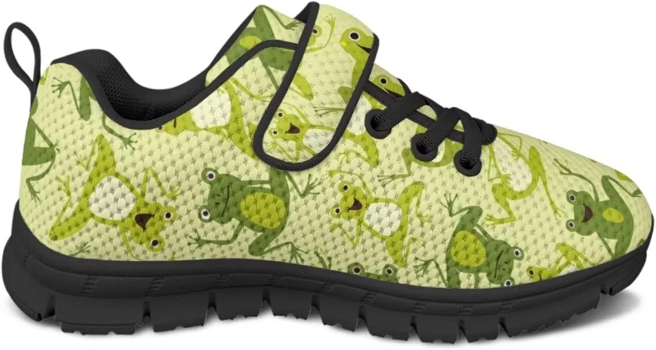 Детские кроссовки для девочек с принтом Green Pickles Pointodoor, Green Frog — фото 4