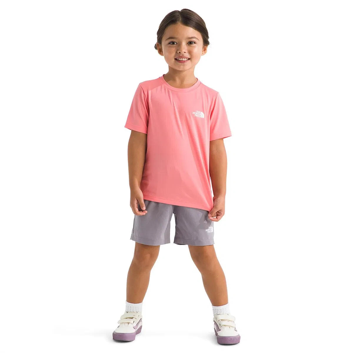 Детский комплект для мальчиков с технологией FlashDry 24/7 Set The North Face, Coral Crush/Transcendent Grey — фото 3