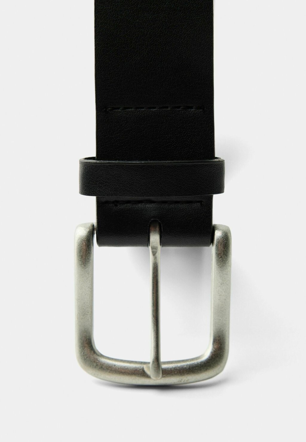 

Пояс WITH EYELETS Bershka, черный деним