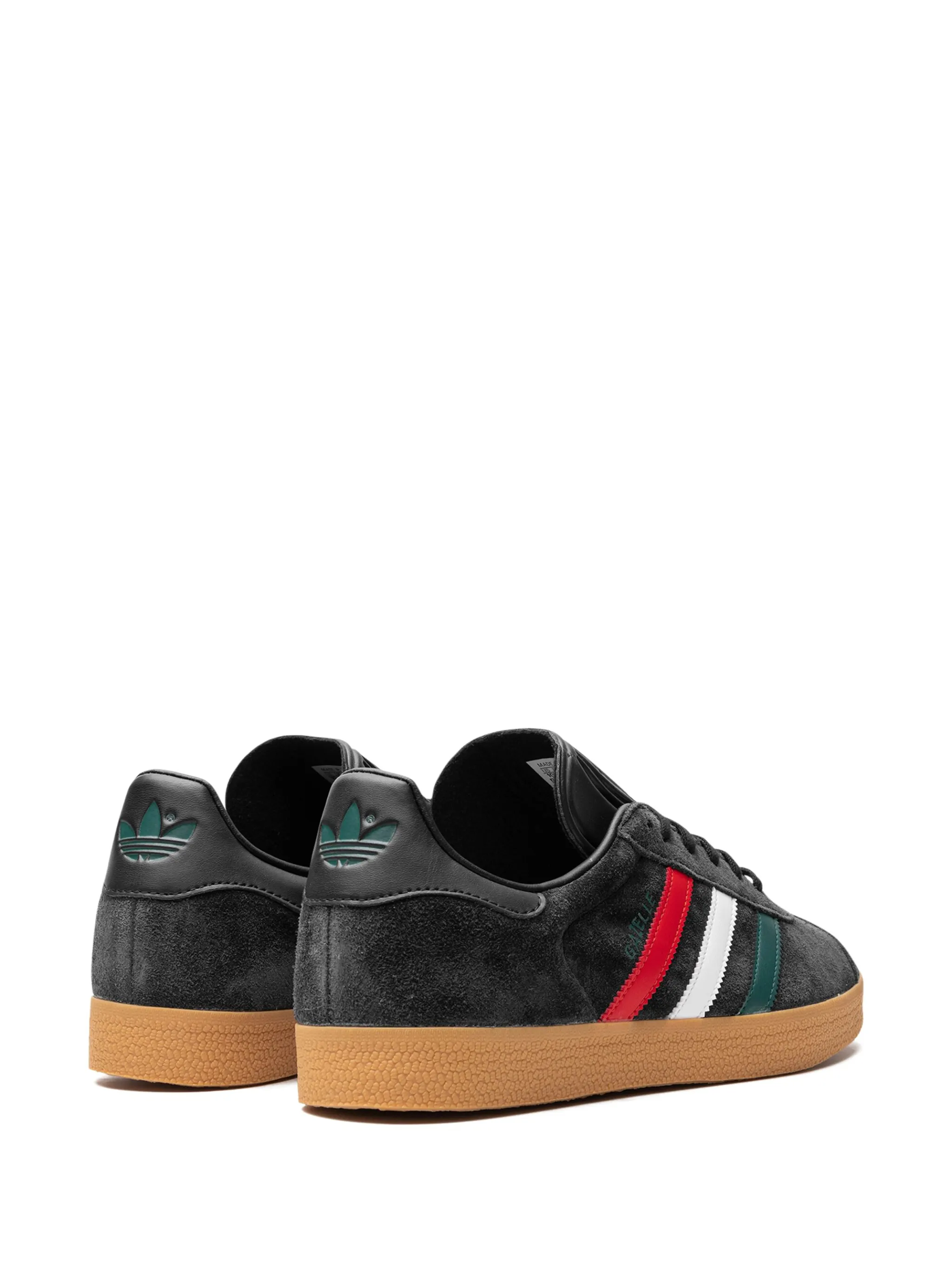 Кроссовки Gazelle Black/Red/Green Adidas, черный — фото 3