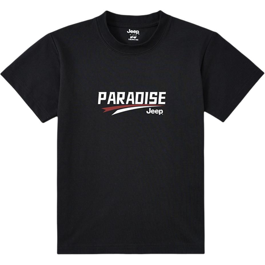 

Футболка для детей Crew Neck Moderate Jeep, черный