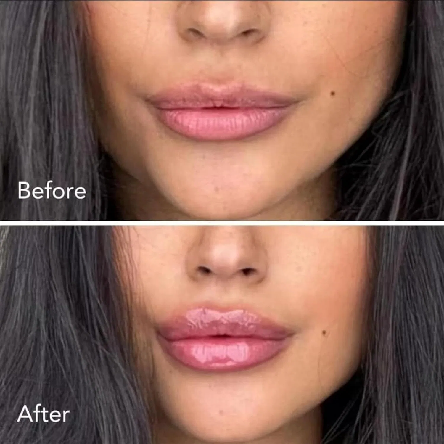 Увлажняющее масло-плампер для губ «Glow Tulip Lip Plumper» (серебристый) Generisch, Silver — фото 2