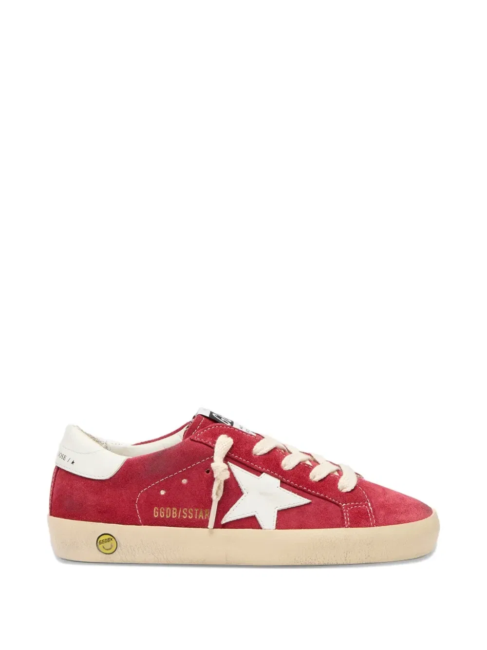 Кеды Superstar на шнуровке Golden Goose Kids, красный — фото 2