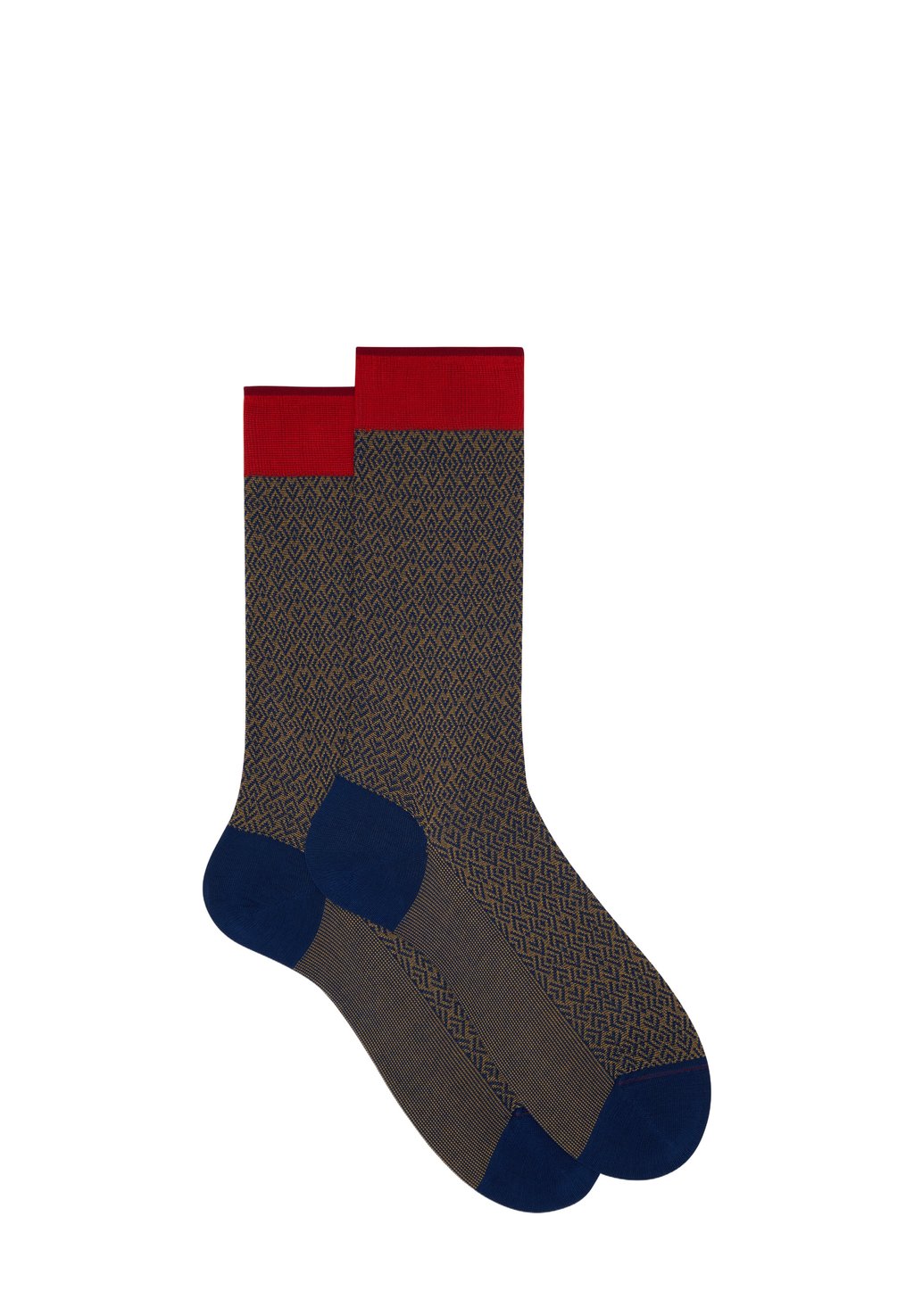 

Носки WITH GEOMETRIC WEAVE PATTERN Gallo, синий