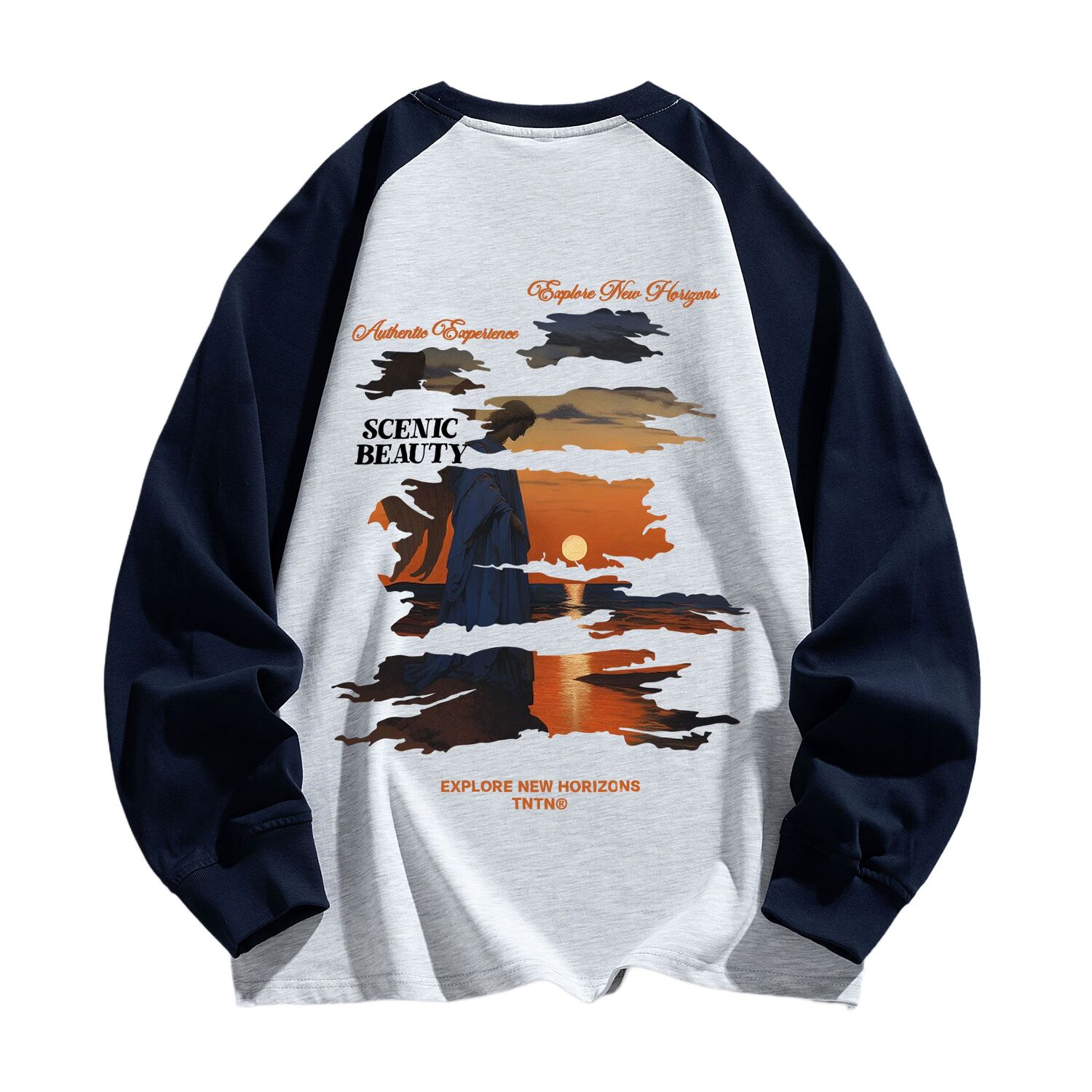 

Футболка унисекс светло-серый меланж TnTn