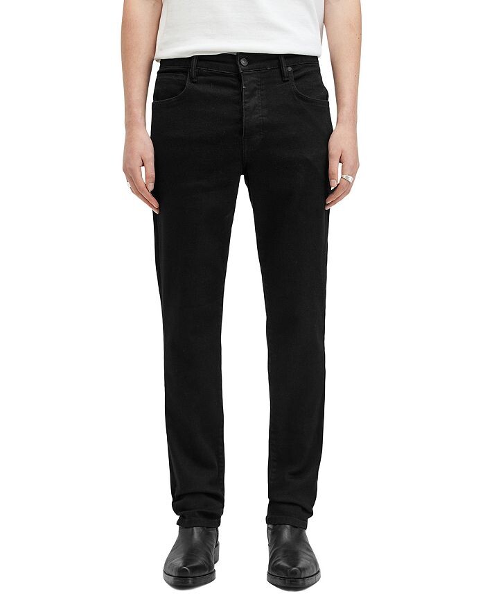 

Джинсы ALLSAINTS Sid Regular Fit в цвете Jet Black, черный