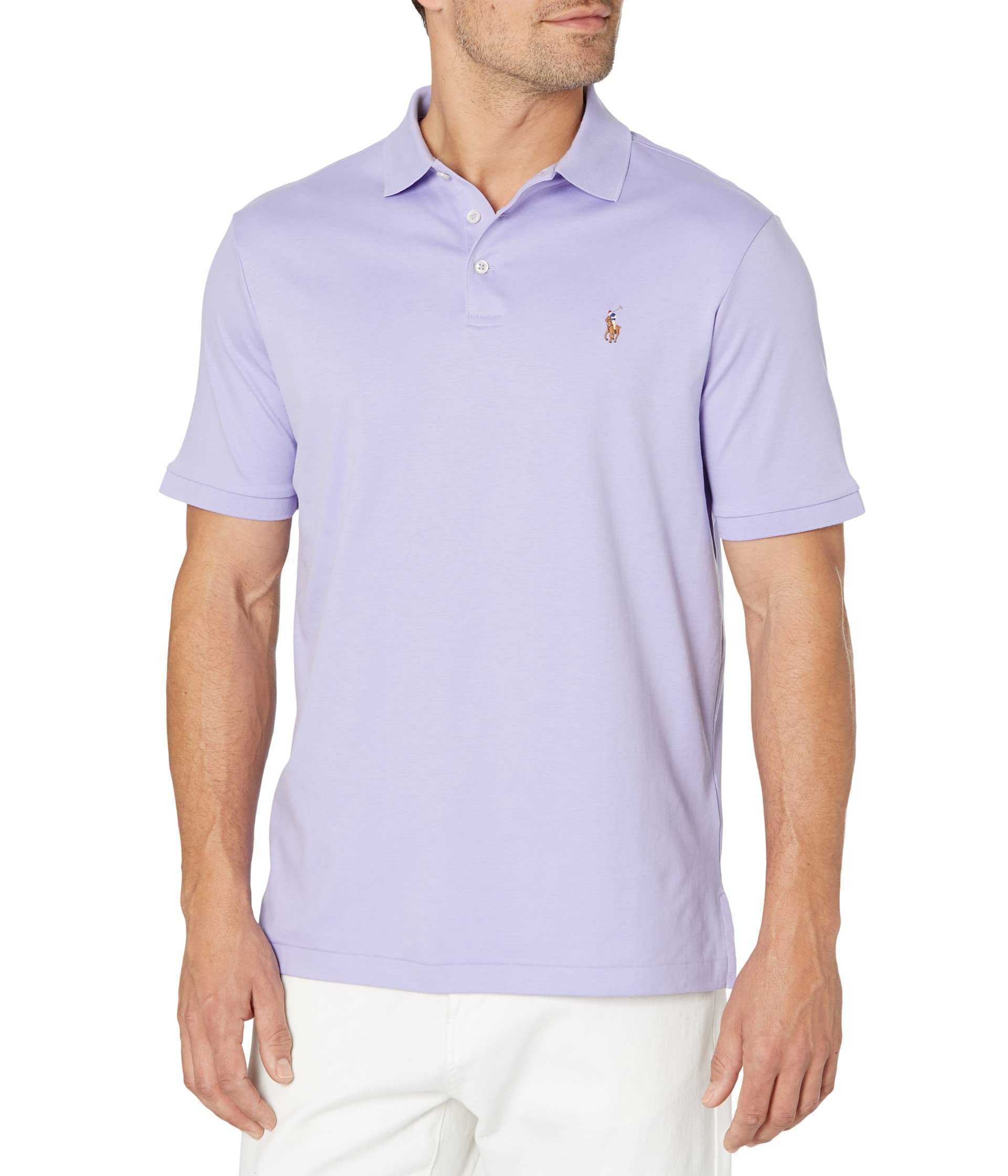 

Рубашка Polo Ralph Lauren Classic Fit Soft Cotton Polo Shirt, Purple 1See Less