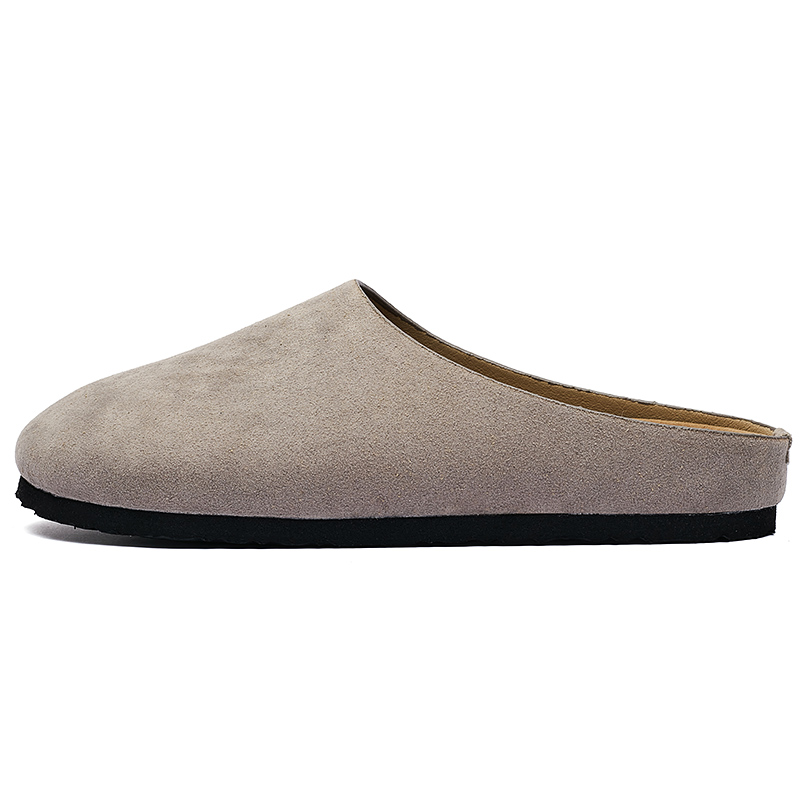 

AAA SINCE 1955 Серые унисекс тапочки с противоскользящей резиновой подошвой и защитным мыском, цвет Gray