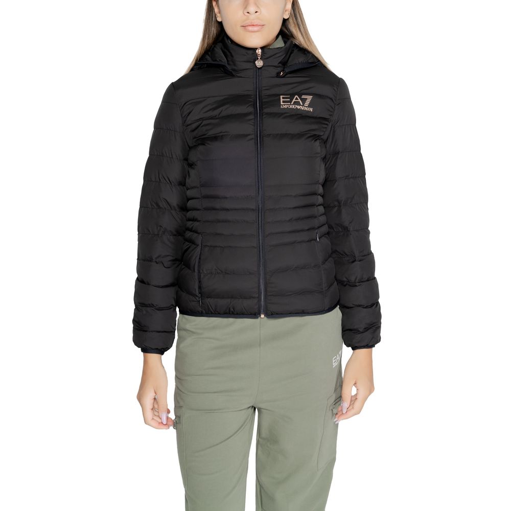 

Черная куртка из полиэстера Armani EA7 Emporio