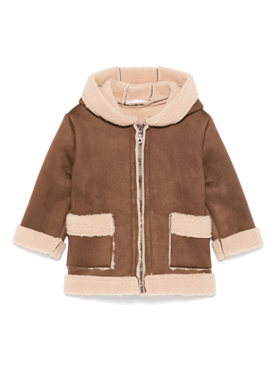 

Пальто из искусственной замши Miss Grant Kids, коричневый