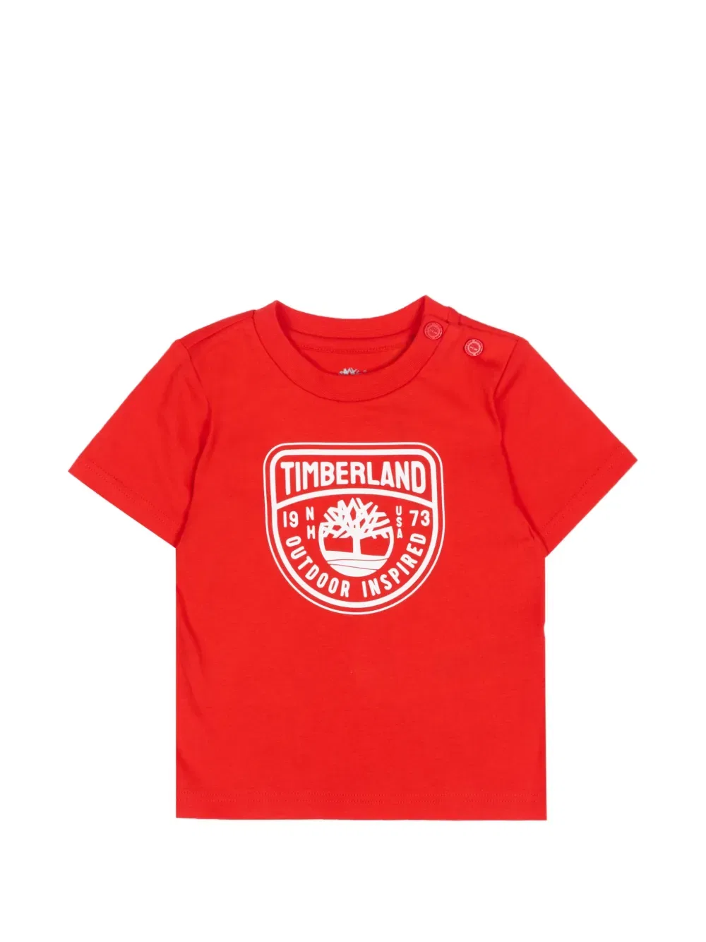Футболка с коротким рукавом и графическим принтом Timberland Kids, красный