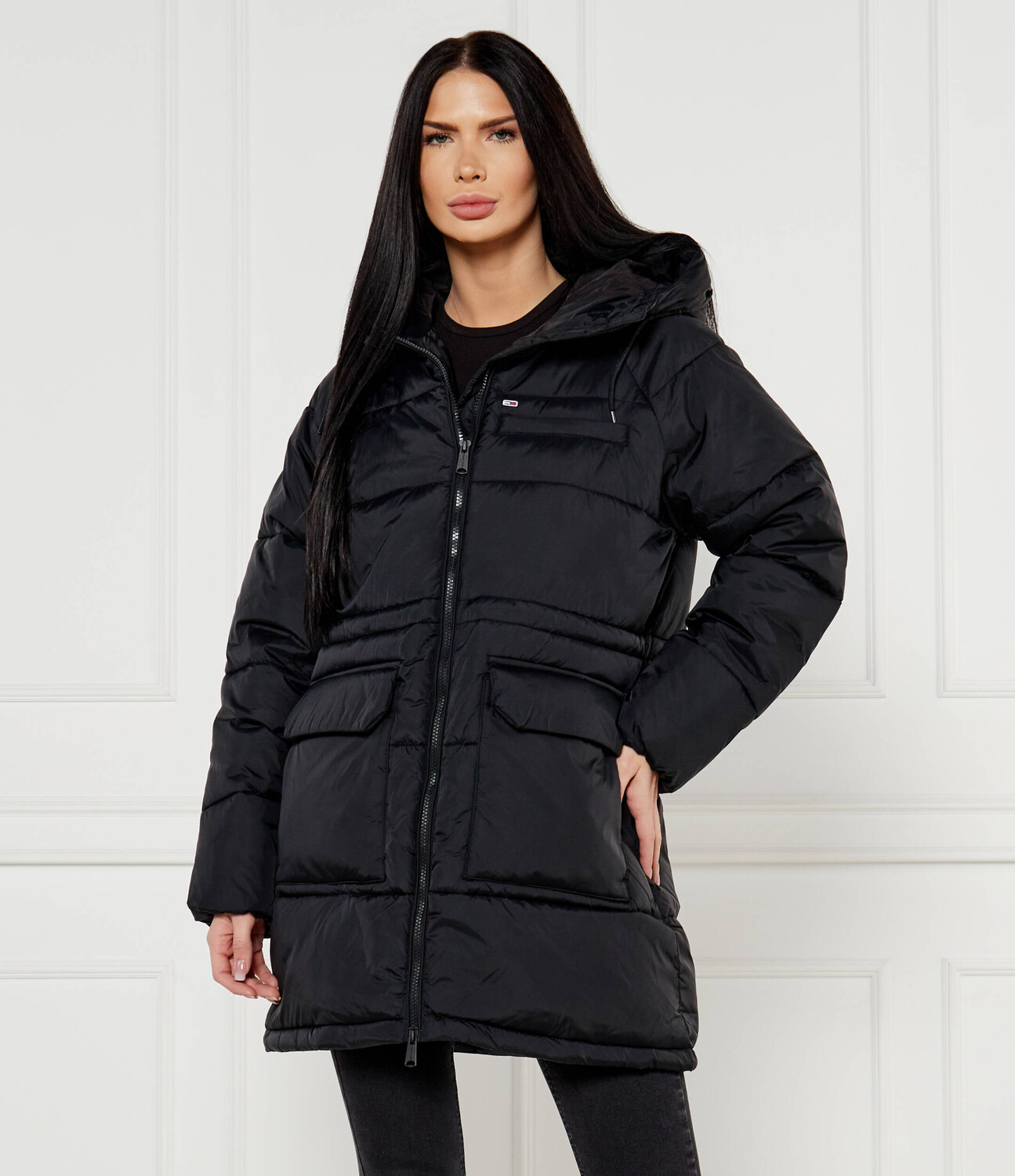 

Куртка Tommy Jeans Regular Fit, черный