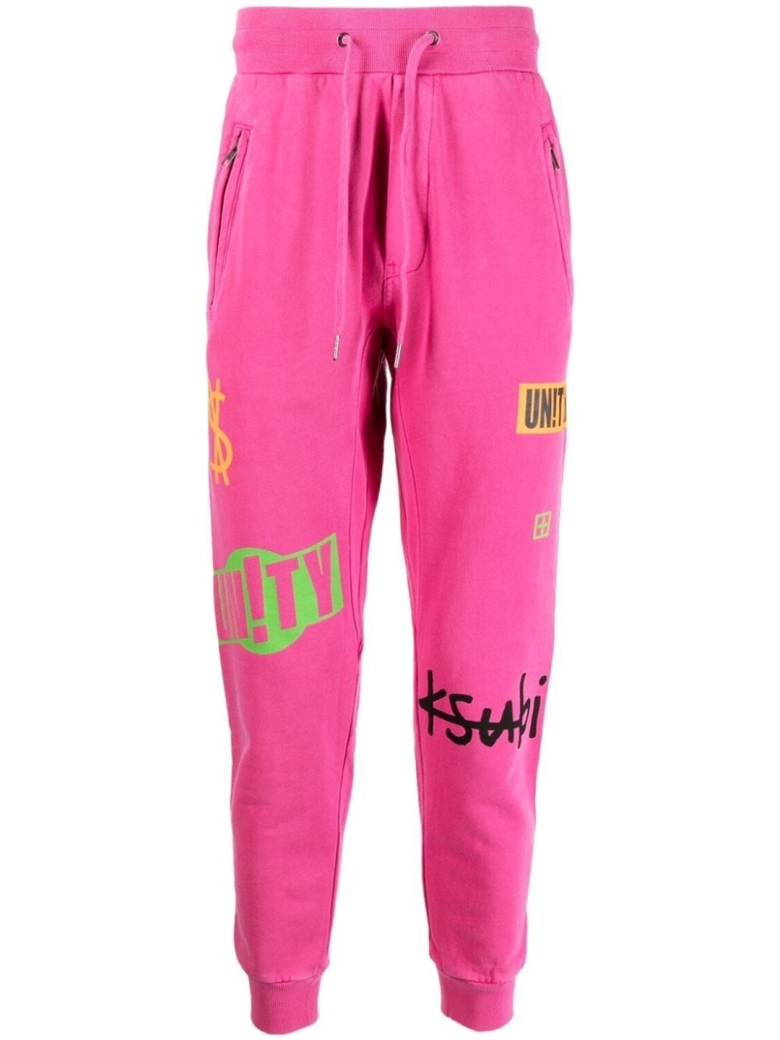

Ksubi спортивные брюки с логотипом, розовый