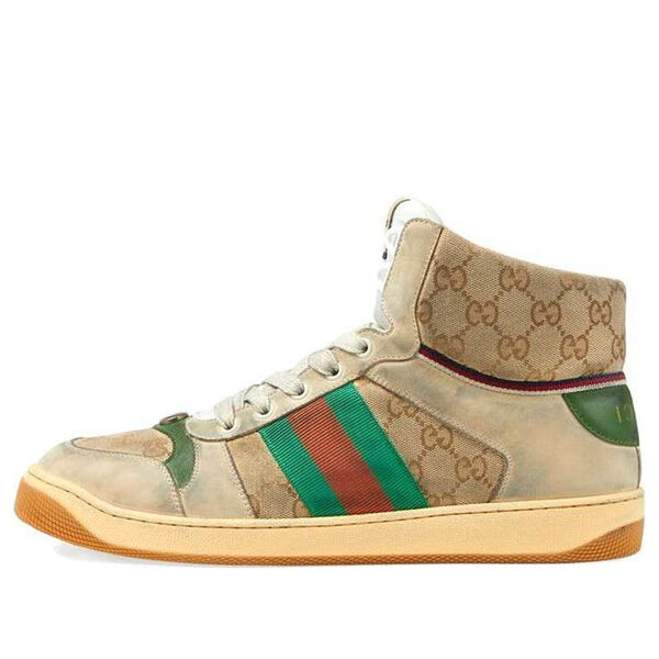 

Кроссовки screener gg high 'off-white' Gucci, бежевый
