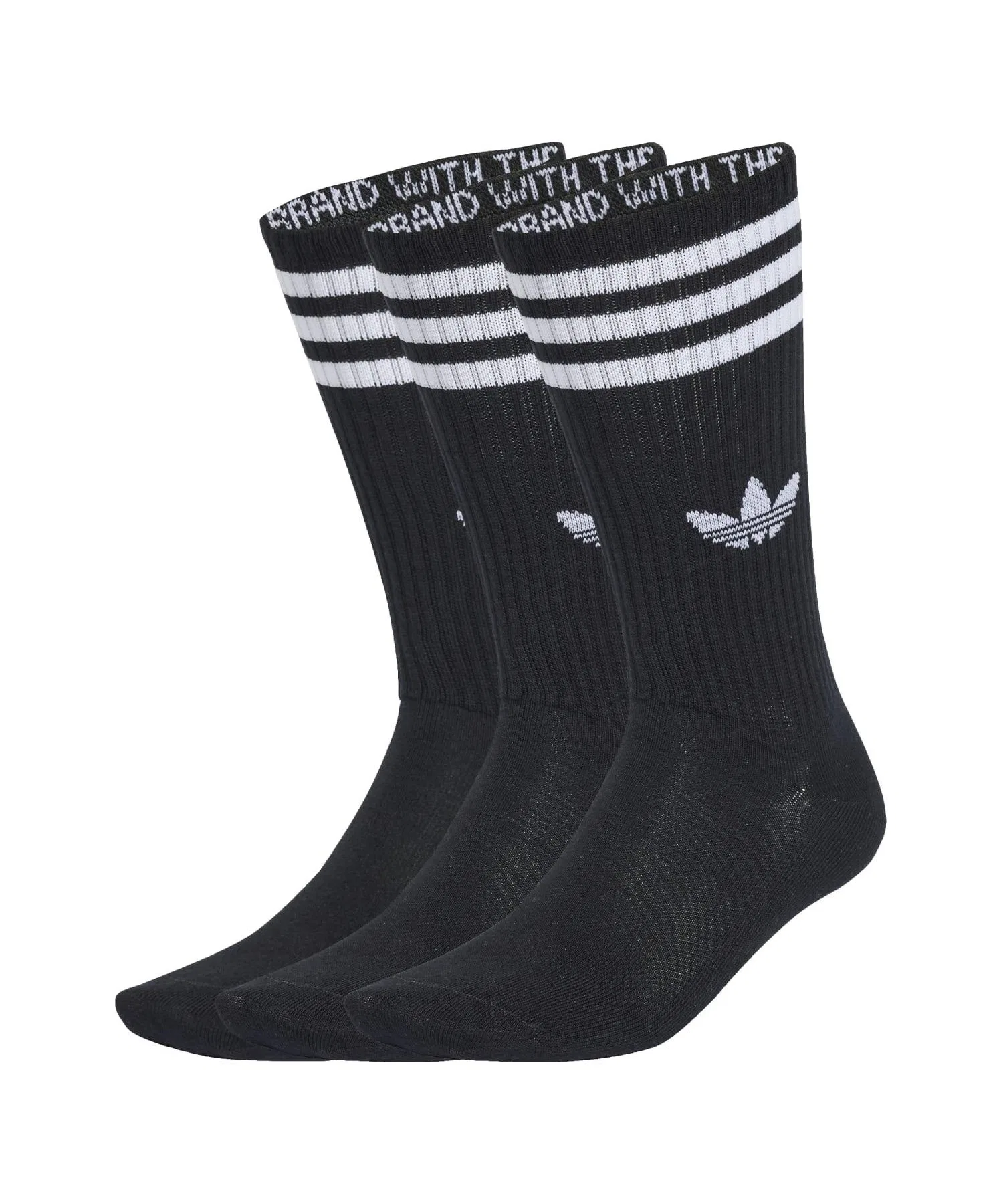 Одежда ADIDAS Носки Adidas U 3S HIGH CR S 3P JV7417 ЧЕРНЫЙ/ЧЕРНЫЙ/ЧЕРНЫЙ