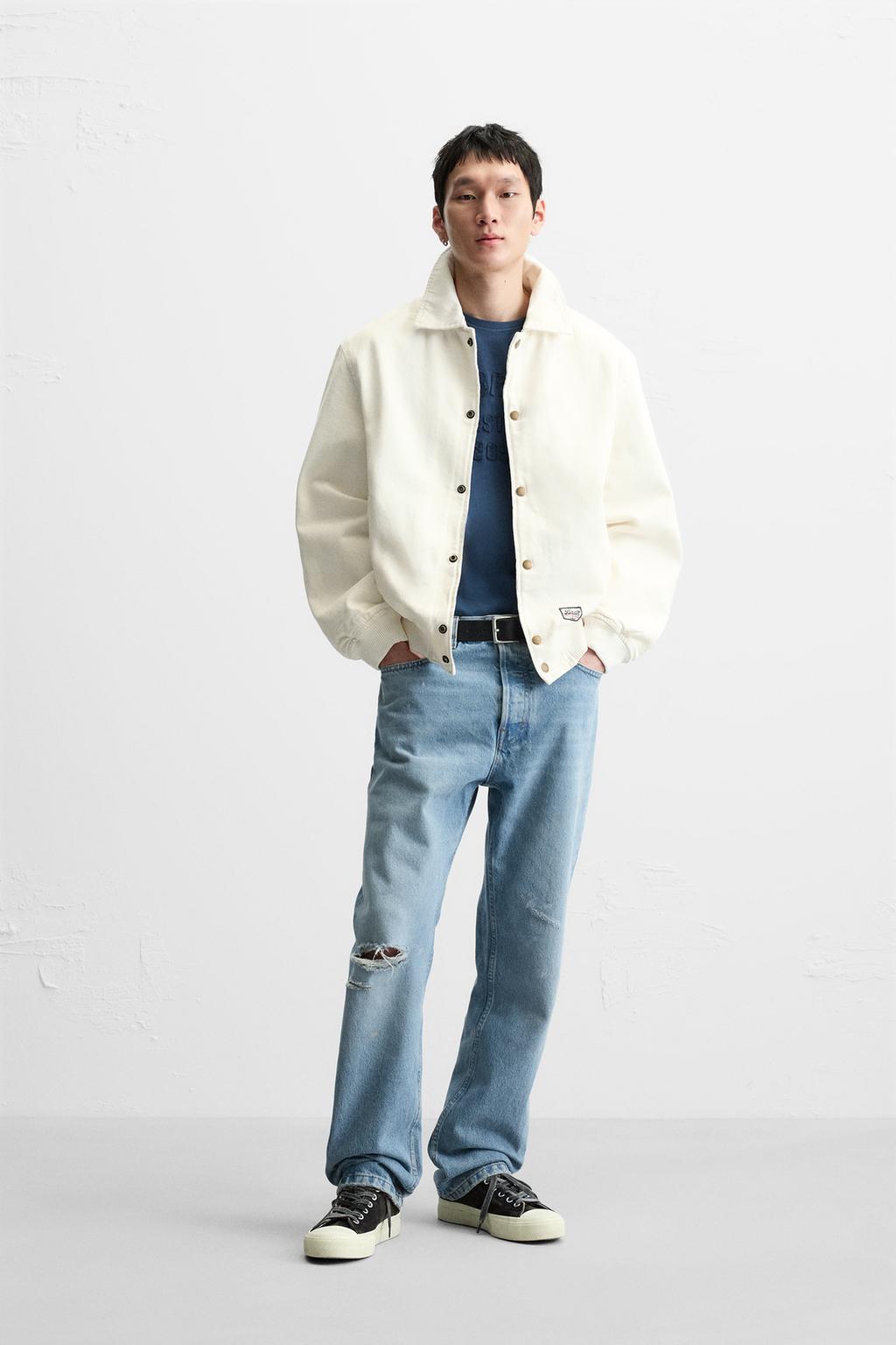 

Куртка - бомбер ZARA, экрю