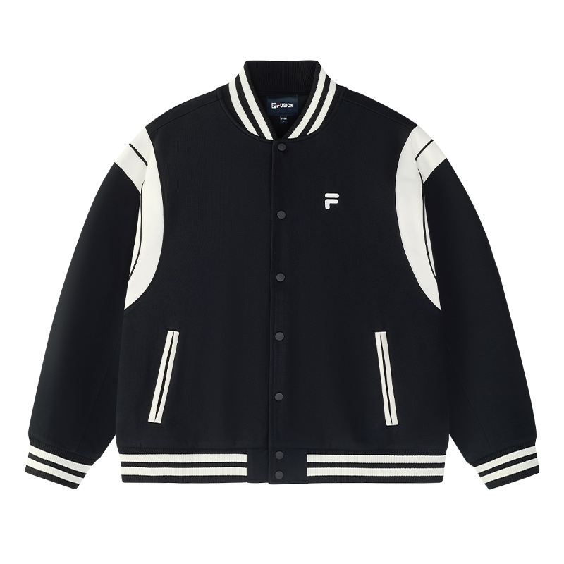 

Бейсбольная куртка унисекс Jet Black FILA FUSION