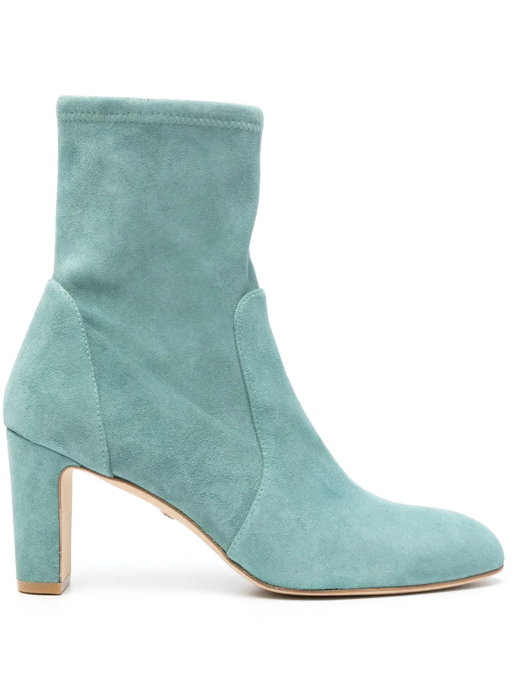 Замшевые ботильоны Vida 75 Stuart Weitzman, синий