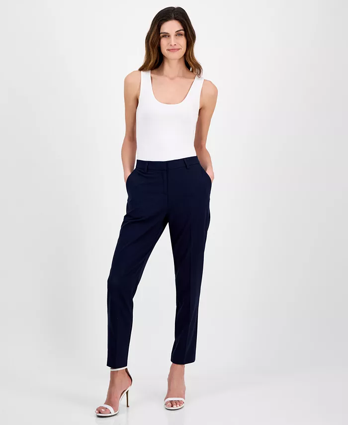 

Женские классические брюки со средней посадкой Tahari ASL, синий