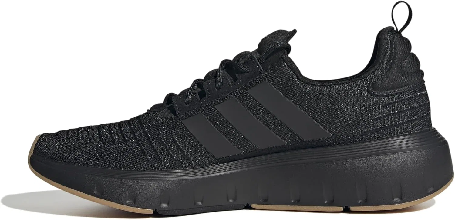 Кроссовки Adidas Swift Run 23 Unisex Low (не для футбола), Core Black Core Black Gum 3 — фото 4