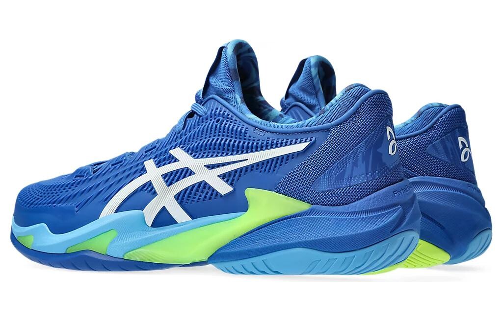 Мужские теннисные кроссовки Asics Court FF 3 Novak, Blue/Green — фото 4