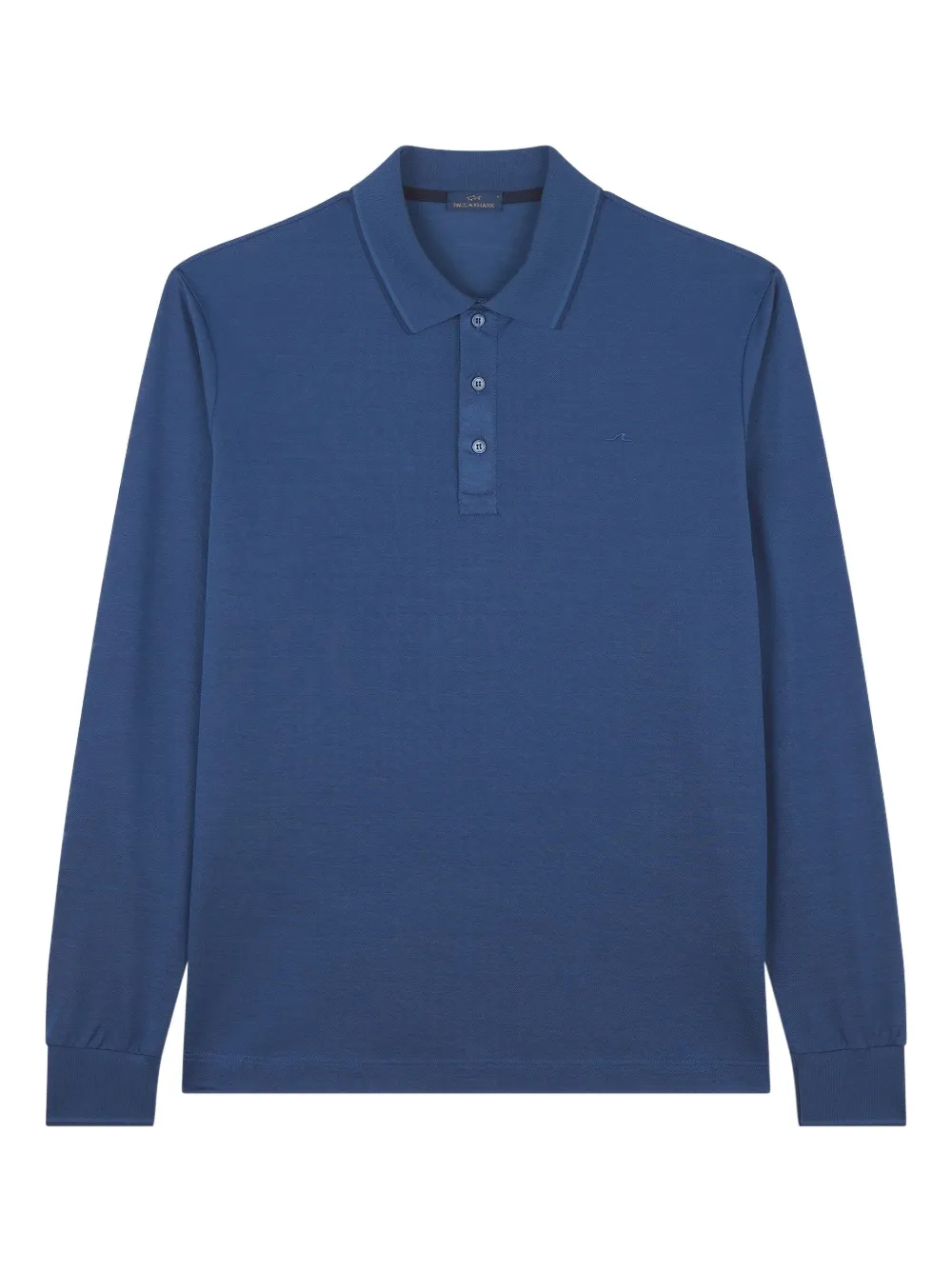 

Поло с вышивкой в виде акульего плавника Paul & Shark, синий