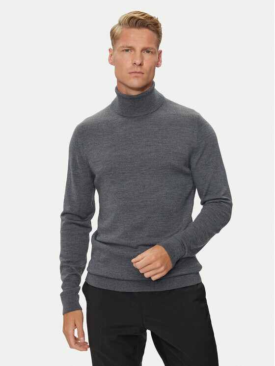 

Водолазка приталенного кроя Calvin Klein, серый