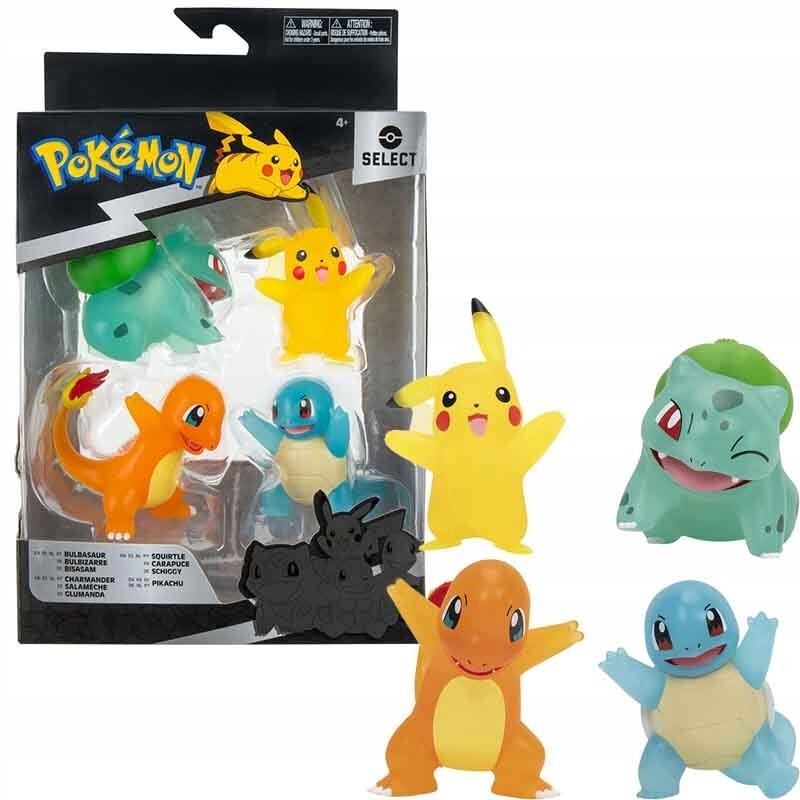 

Фигурки POKEMON 4 PIKACHU CHARMANDER BULBASAUR