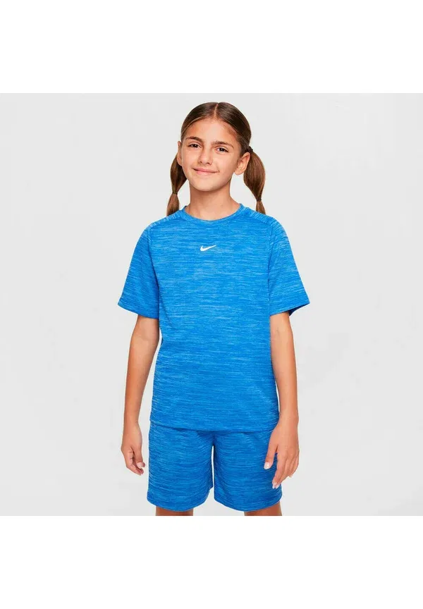 Футболка базовая Nike Performance, game royal university blue white, синий королевский, белый — фото 2