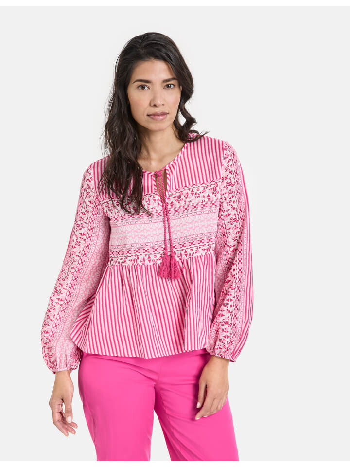 

Блуза Gerry Weber Langarm, цвет lila/pink gemustert