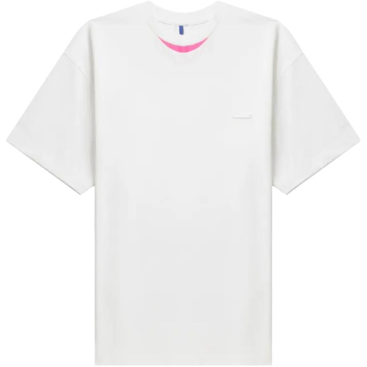 

Футболка Cotton с контрастной отделкой ADER ERROR, белый