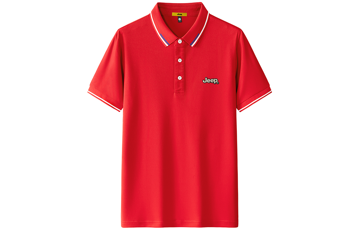 

Унисекс поло Jeep, красный