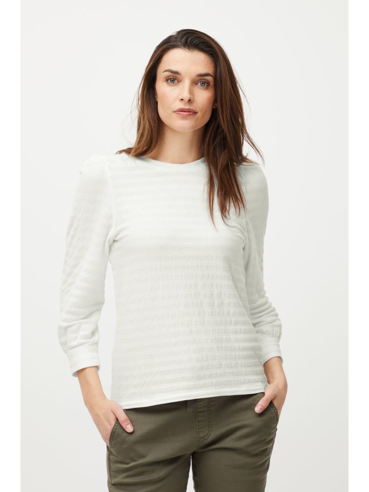 

Лонгслив PULZ Jeans, белый